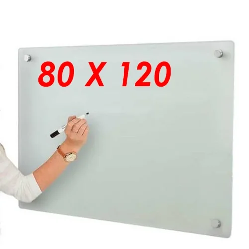 تخته وایت برد شیشه ای مغناطیسی سایز 120 × 80 سانتیمتر