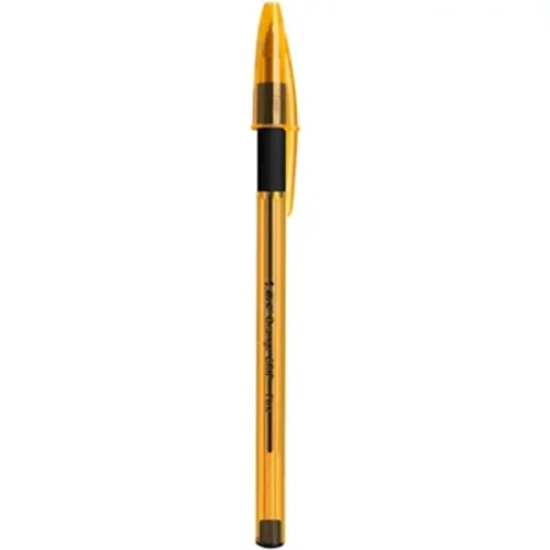 خودکار بیک BiC مدل اورنج گریپ Orange Grip جوهر مشکی