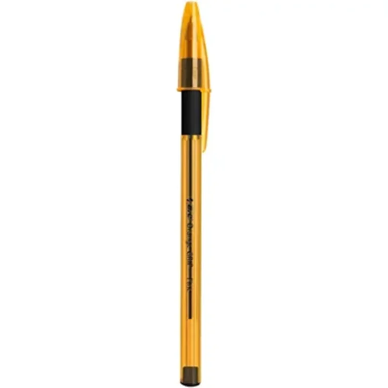 خودکار بیک BiC مدل اورنج گریپ Orange Grip جوهر مشکی