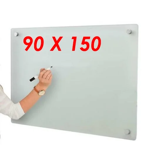 تخته وایت برد شیشه ای مغناطیسی سایز 150 × 90 سانتیمتر