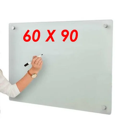تخته وایت برد شیشه ای مغناطیسی سایز 90 × 60 سانتیمتر