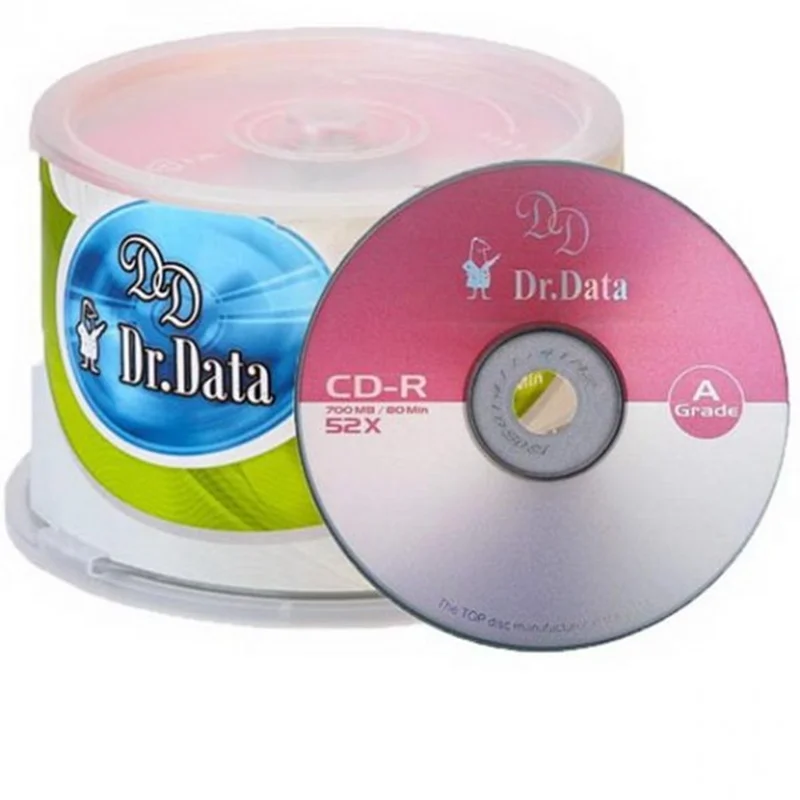 سی دی خام دکتر دیتا 52x بسته 50 عددی ا Dr.Data 52X CD-R 50 Pack