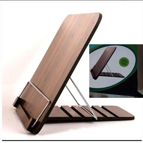 کتابیار و زیردستی چوبی MDF جهان نما