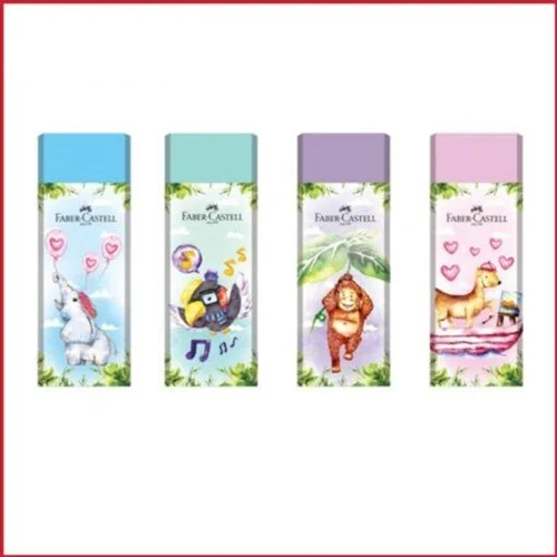 پاک کن فابر کاستل مدل طرح جنگل happy Jungle Faber Castell