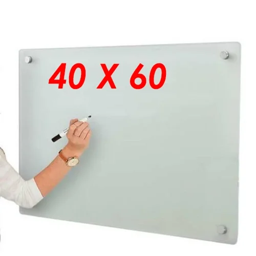تخته وایت برد شیشه ای مغناطیسی سایز 60 × 40 سانتیمتر
